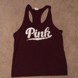 Maroon racer back VS PINK